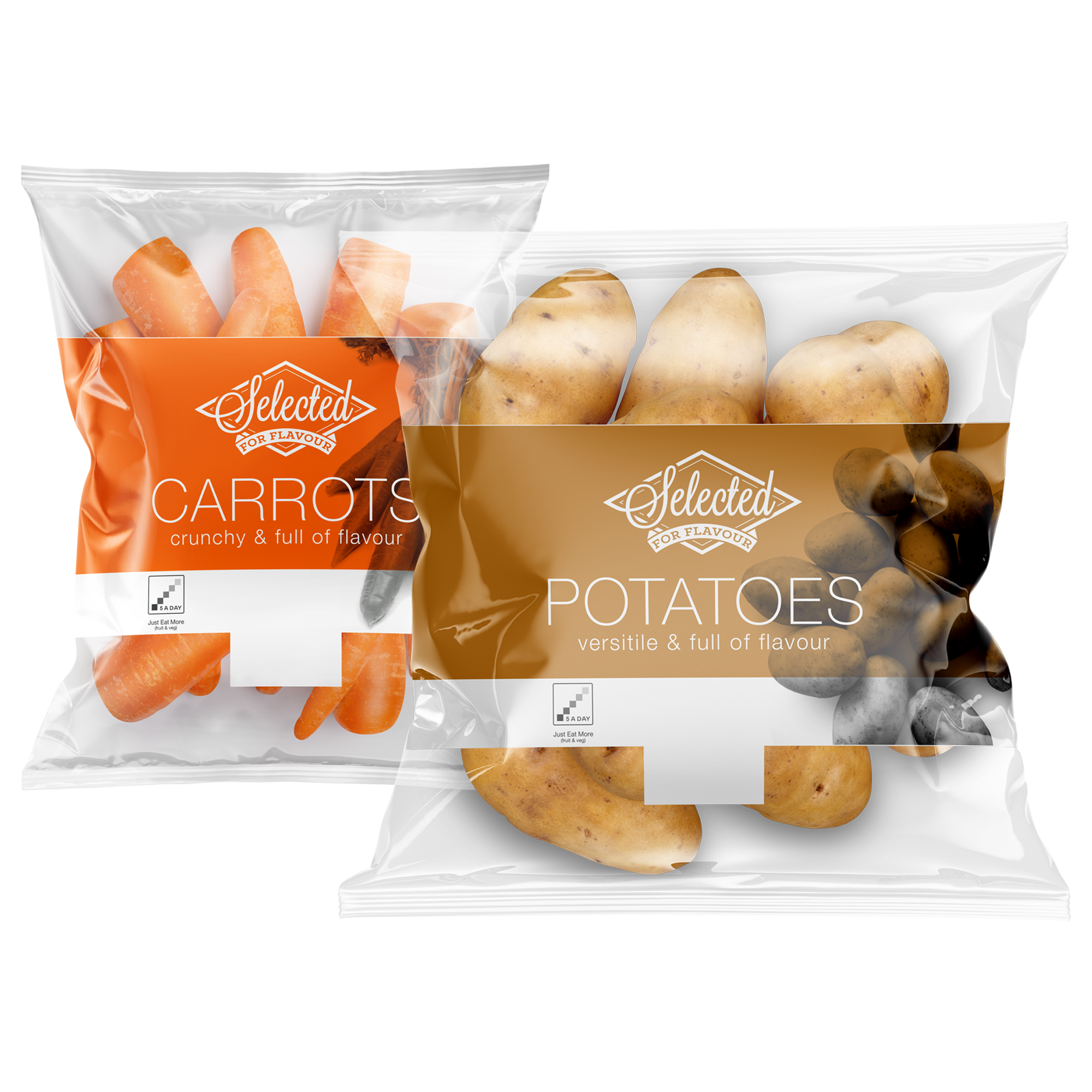 PlastoSac Selected Carrots and Potatoes VFFS